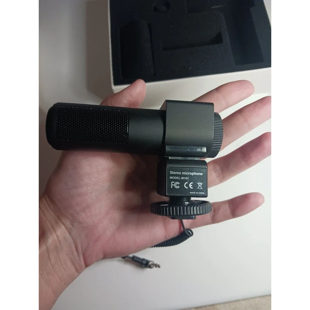 Stereo Microphone Condenser Video Recording for Canon Nikon Sony and Other